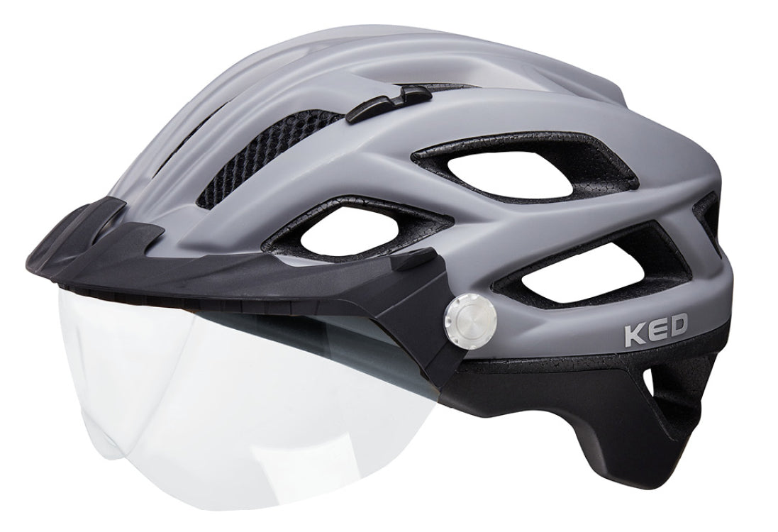 Ked Bicycle helmet Covis Lite L (55-61cm) Gray Black Mat