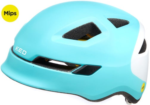 KED kolesarska čelada Pop Mips Small (48-52 cm) Iceblauw