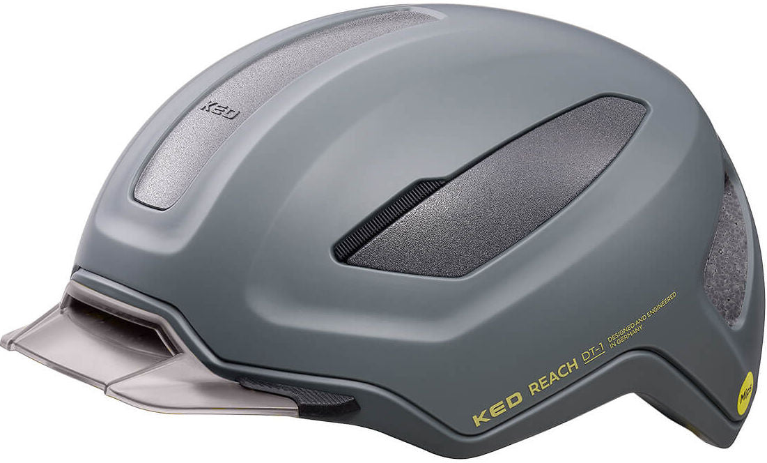 Ked Bicycle helmet Reach DT Medium 54-58 cm - Gray Golden Yellow