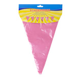 Folat bv babarózsaszín zászlósor, 10 mtr.