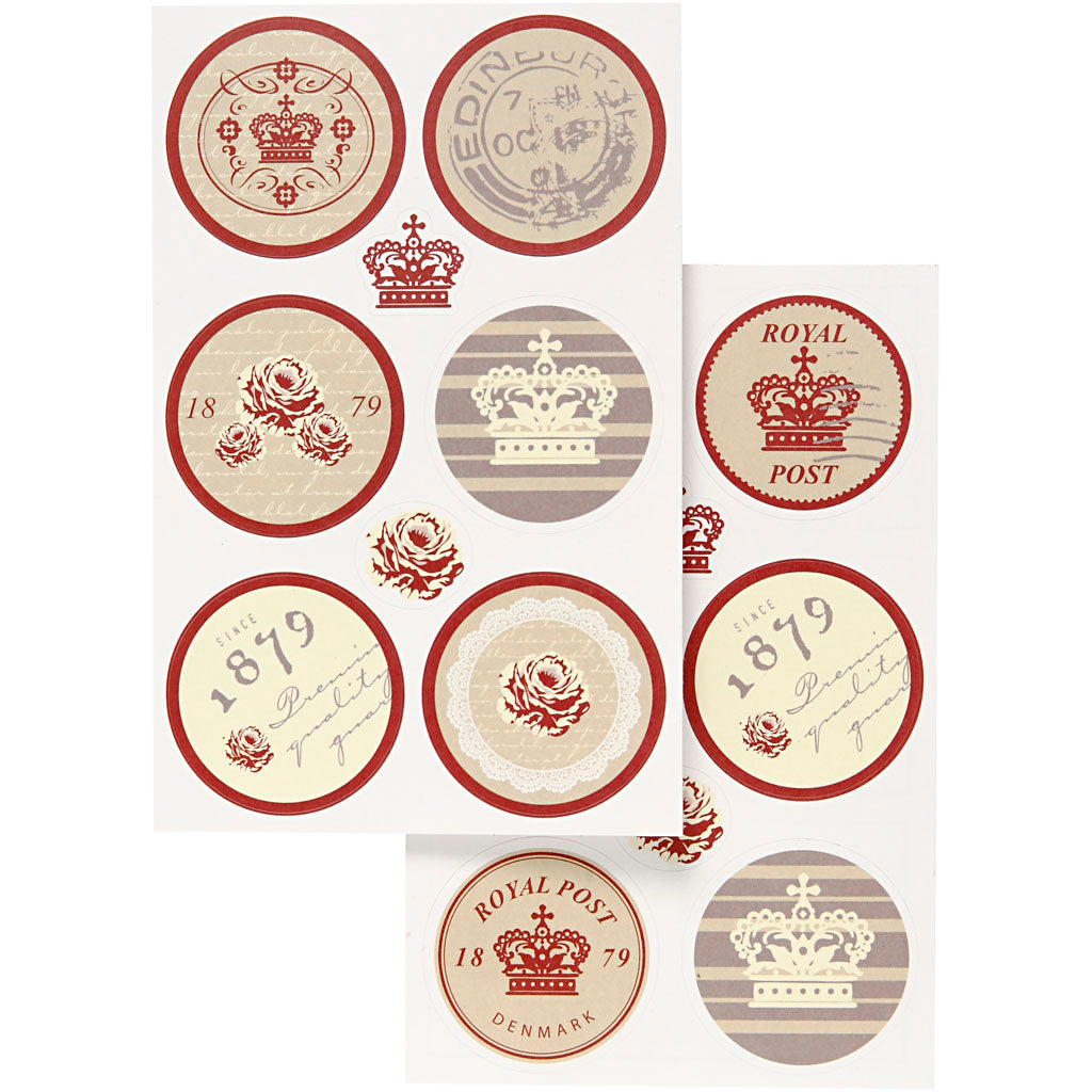 Vivi gade stickers, vel 9x14 cm, 4 div vellen 1 doos