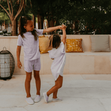 Leopardo | Lila Girls Set Strand - Terry