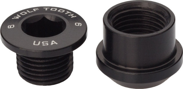 Wolf Tooth Components chainring bolt set, 4-arm 6mm