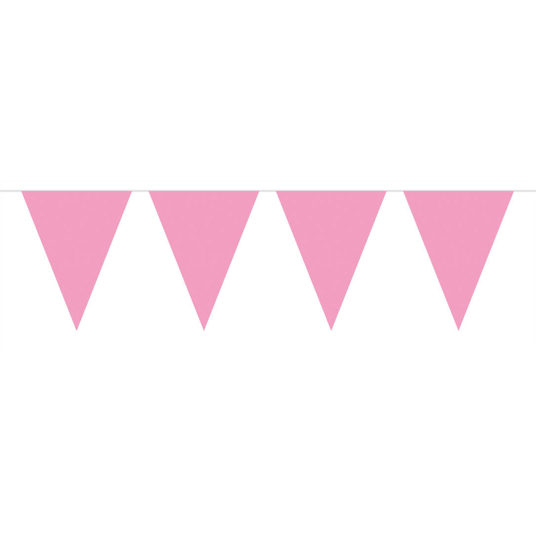 Linha de bandeira xl rosa, 10mtr.
