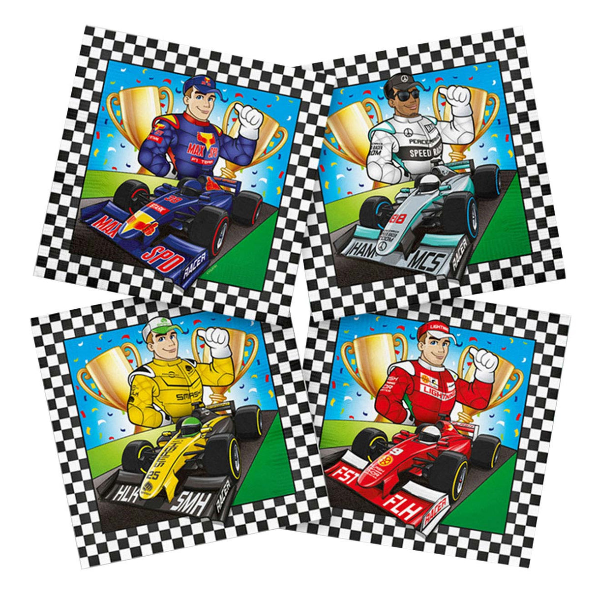 Servietter Formel 1, 20.