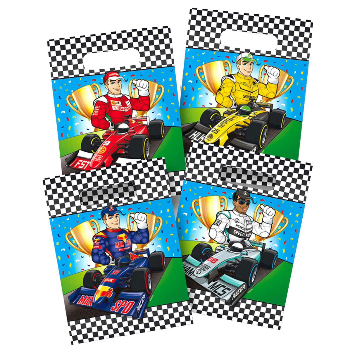 Borse manuali Formula 1, 8st.