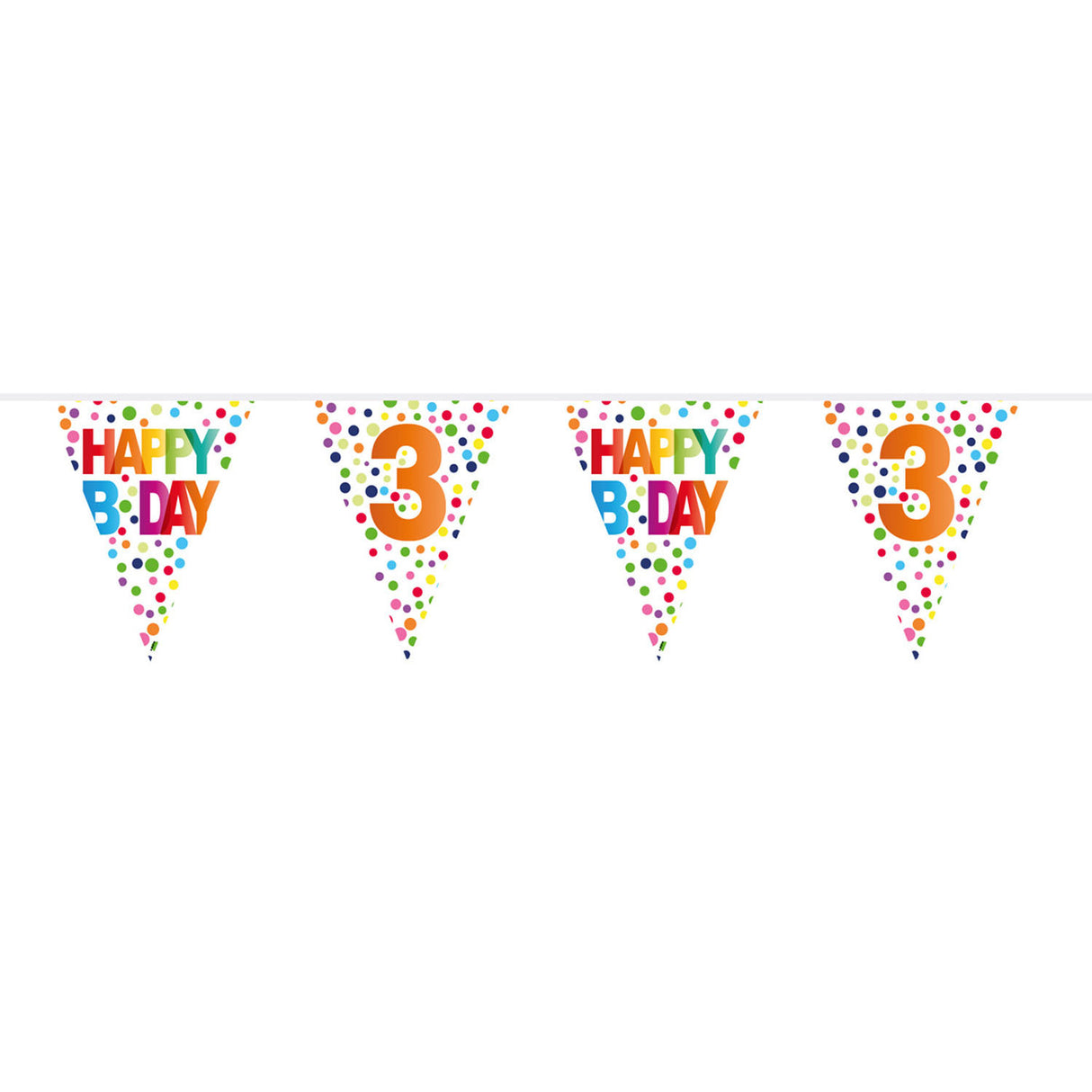 Flagline Confetti 3 Jahre, 10mtr.
