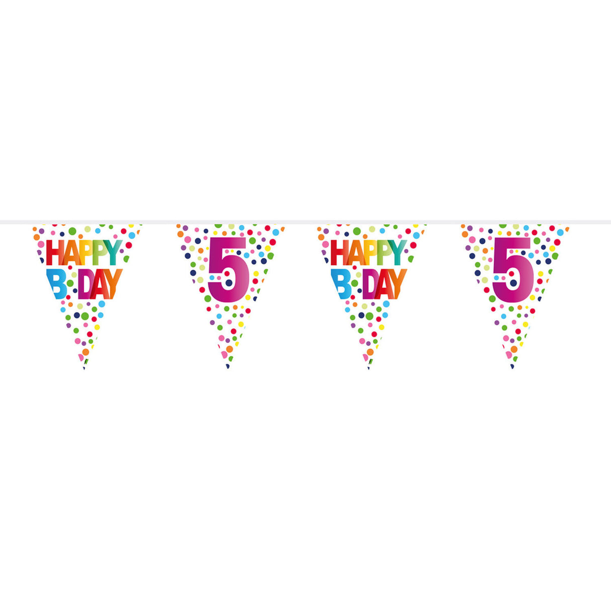 Flag Line Confetti 5 let, 10mtr.