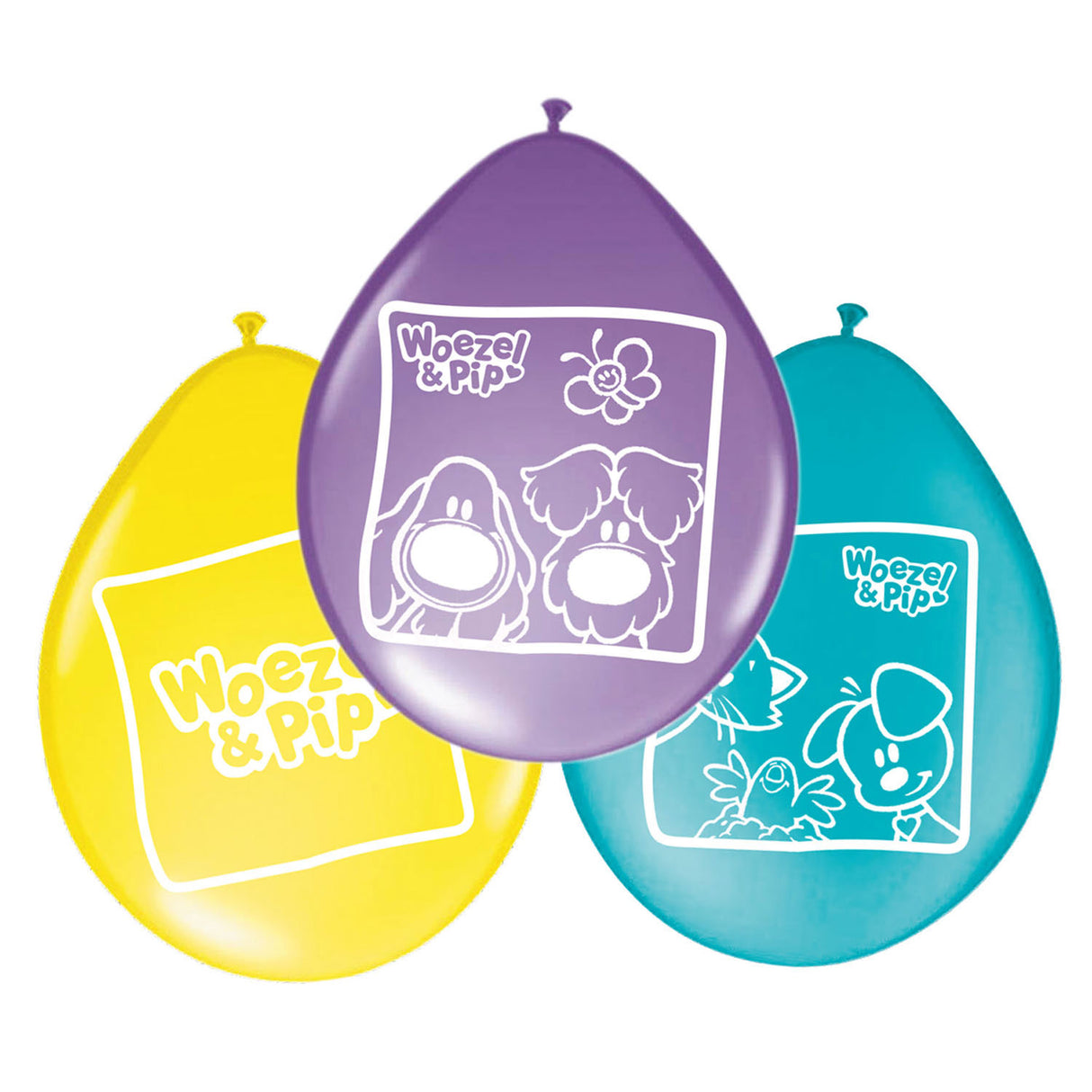 Woezel Pip Balloons, 8st.