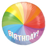 Balon foliowy 3D „Happy Birthday”, 56 cm
