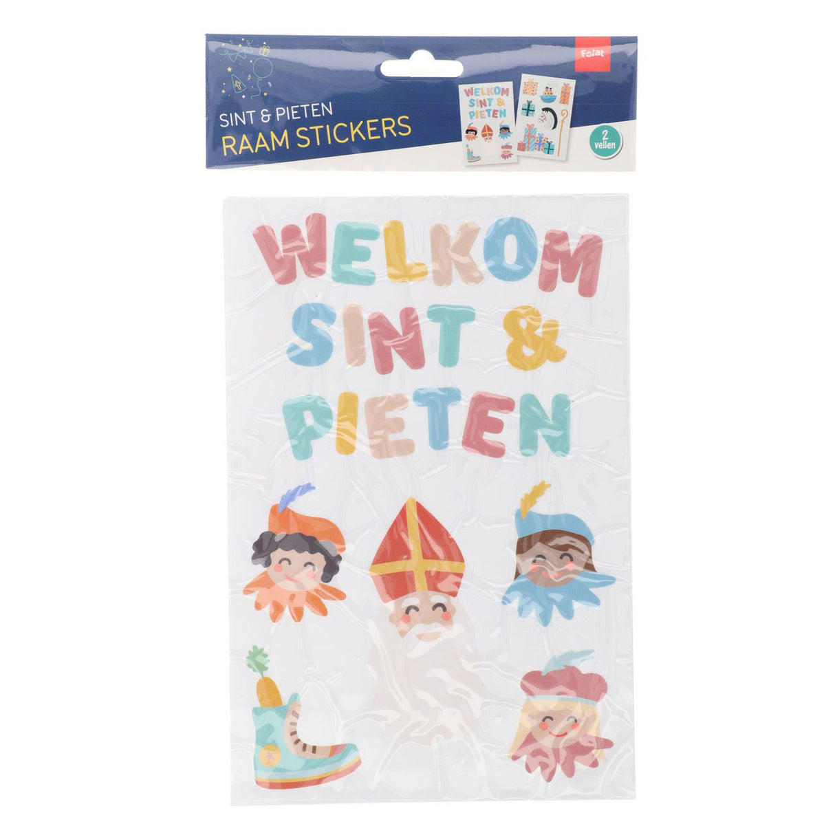 Folat bv raamstickers dobrodošli Sint Pieten, 13.