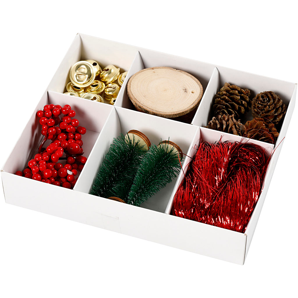 Creativ company gift packaging set, old-fashioned, 6 div 1 box