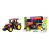 Tractor toi-toys grande con luz y sonido rojo