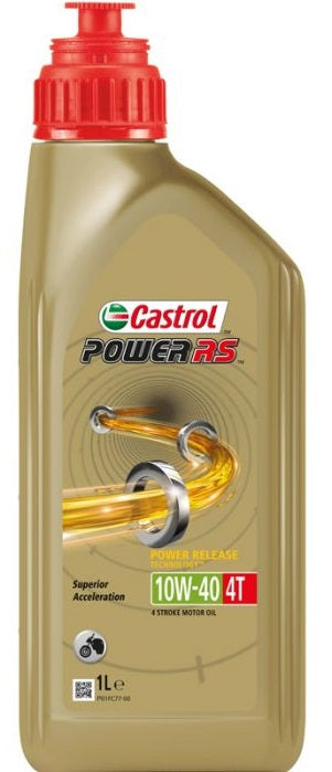 Ueleg Castrol Power Rs 4T 10W -40 - Fläsch vun 1 Liter