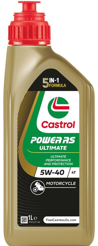 Castrol oil rs racing 4t 5w-40 - bottle of 1 liter