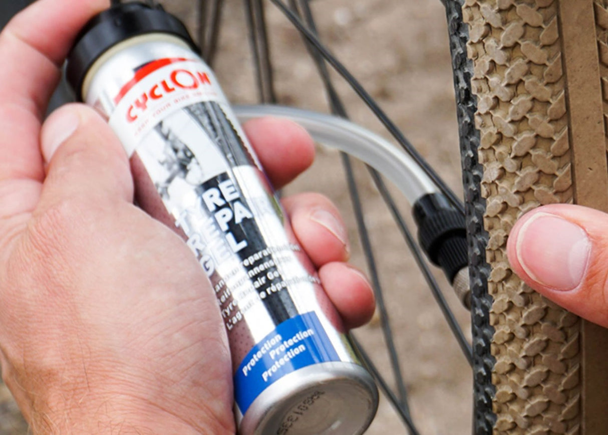 Gel de reparo de pneus de ciclon 75ml (em embalagem de bolhas)