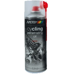 Spray de ciclismo de motivado de óleo penetrante