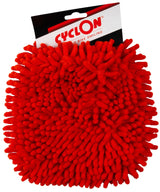 Washing glove Microfiber red
