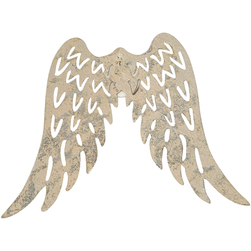 Creativ company wings, h: 6 cm, w: 7.5 cm, 30 pieces 1 box