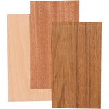Creativ Company Bamboo Veneer Beech Eiken Mahonie, 3 sheets