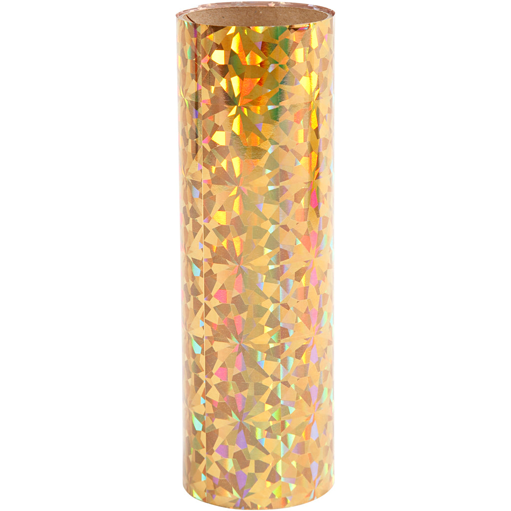 Creativ company deco foil, w: 15.5 cm, thickness 0.02 mm, gold, 50 cm 1 roll