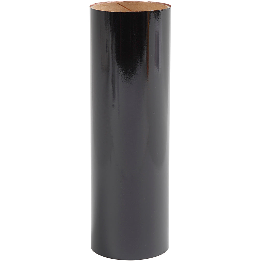 Creativ company deco foil, w: 15.5 cm, thickness 0.02 mm, black, 50 cm 1 roll