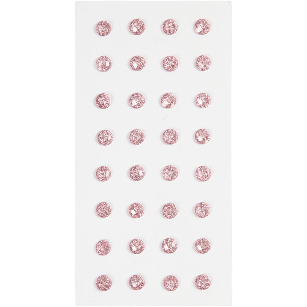 Creativ Company Strasstones Light Red, 32st.