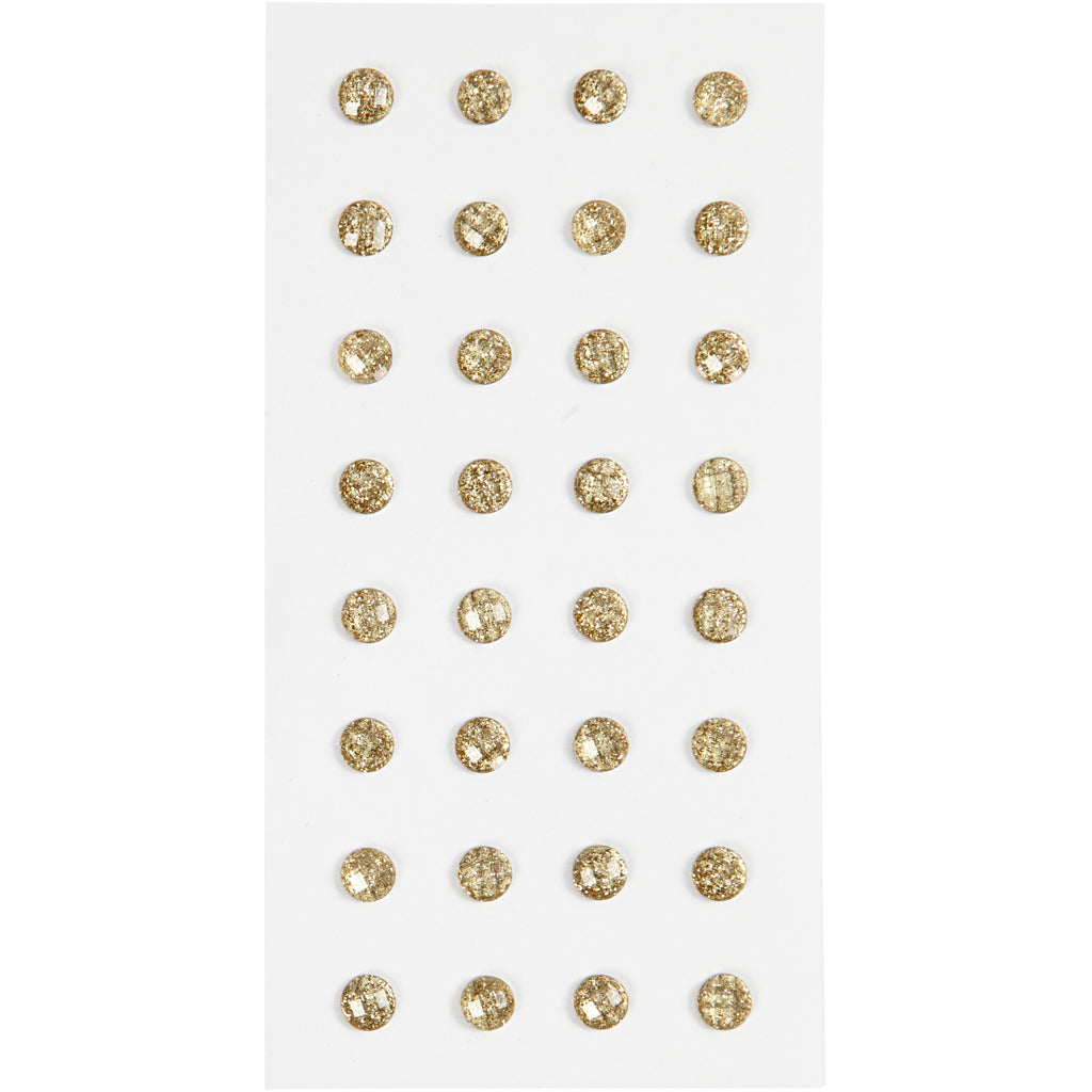 Creativ Company Strasstones Gold, 32st.