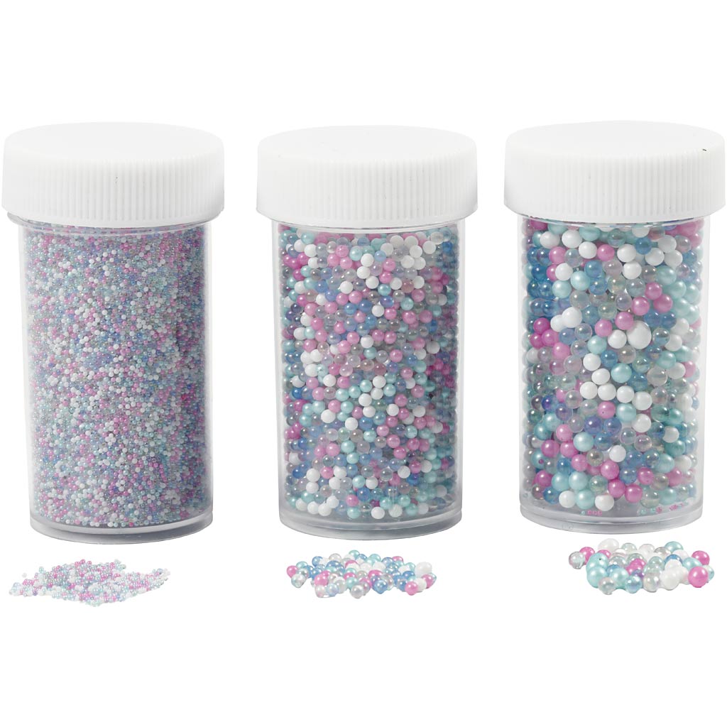 Mini -Steine ​​aus Glas, 3x45 Gramm
