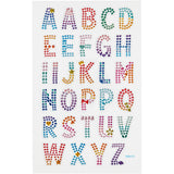 Creativ Company Diamant Stickers Alphabet, 1 sheet
