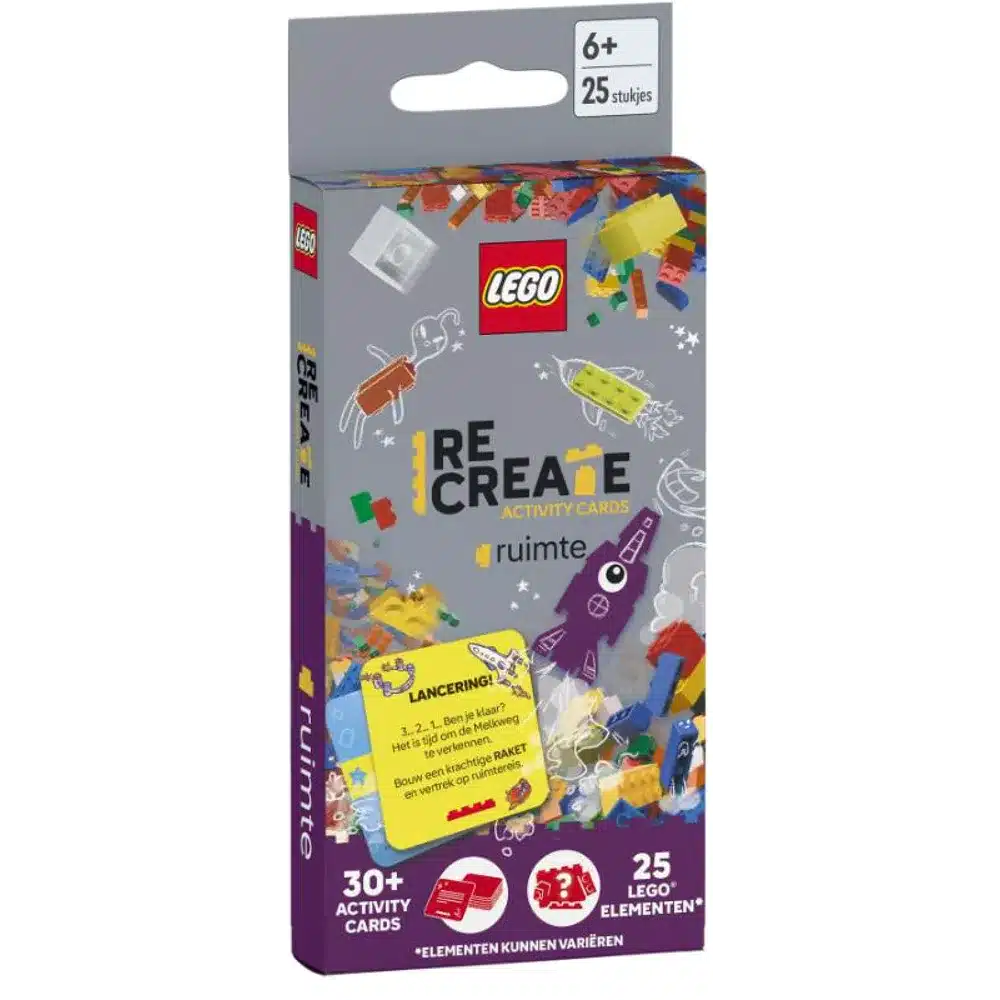 Lego genskabe aktivitetskort plads