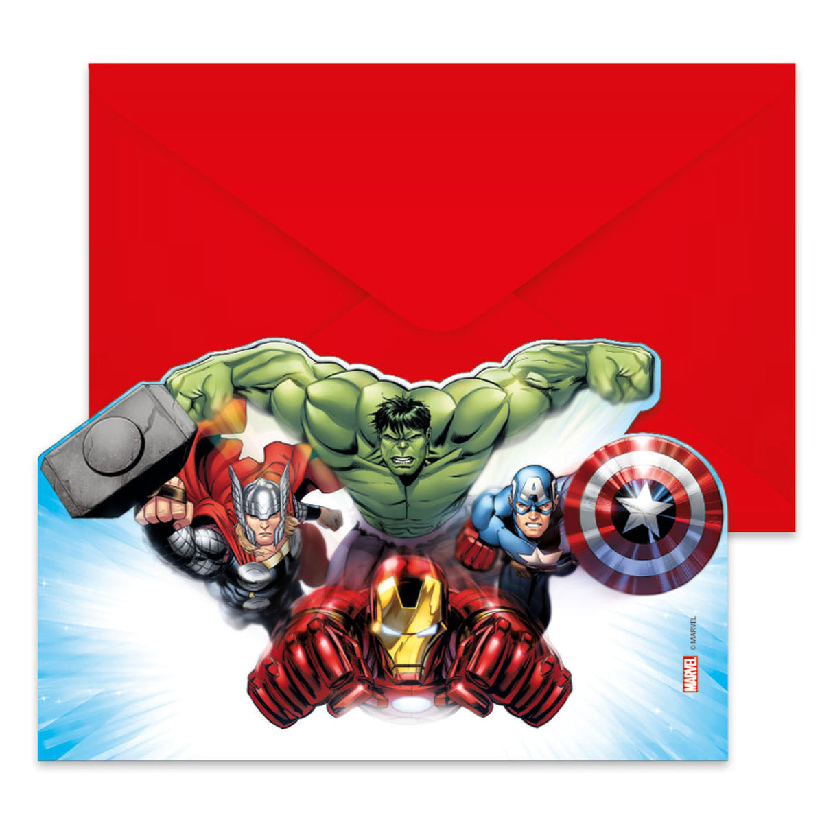 Invitasjoner og konvolutter FSC Avengers Infinity Stones, 6.