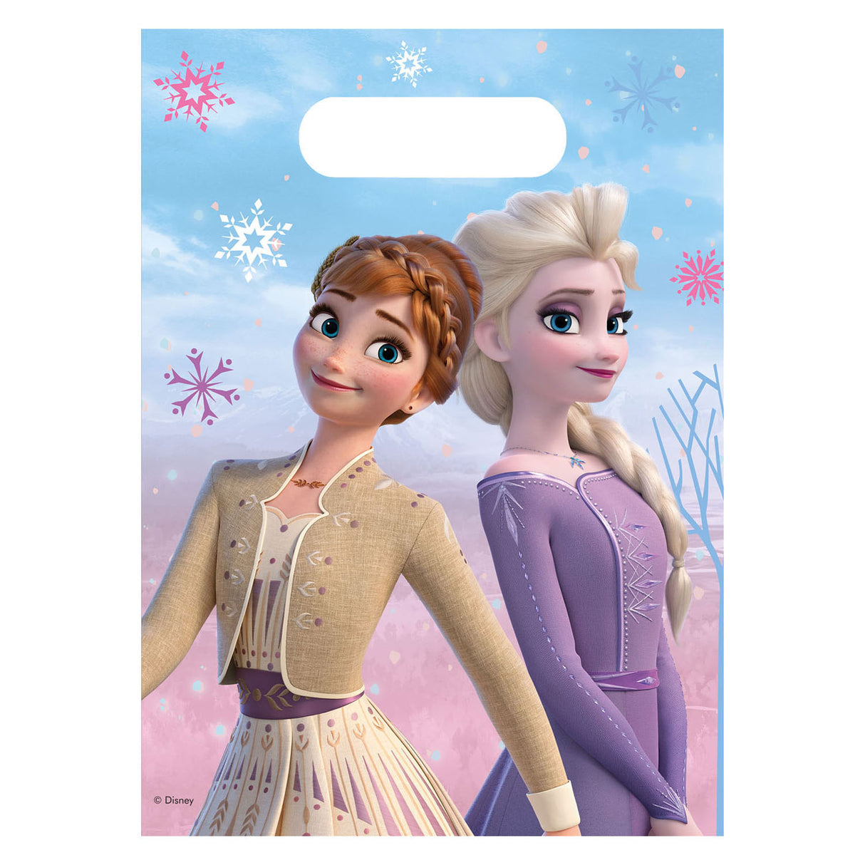 Globos Party Borse Frozen 2 Spirito del vento, 6st.