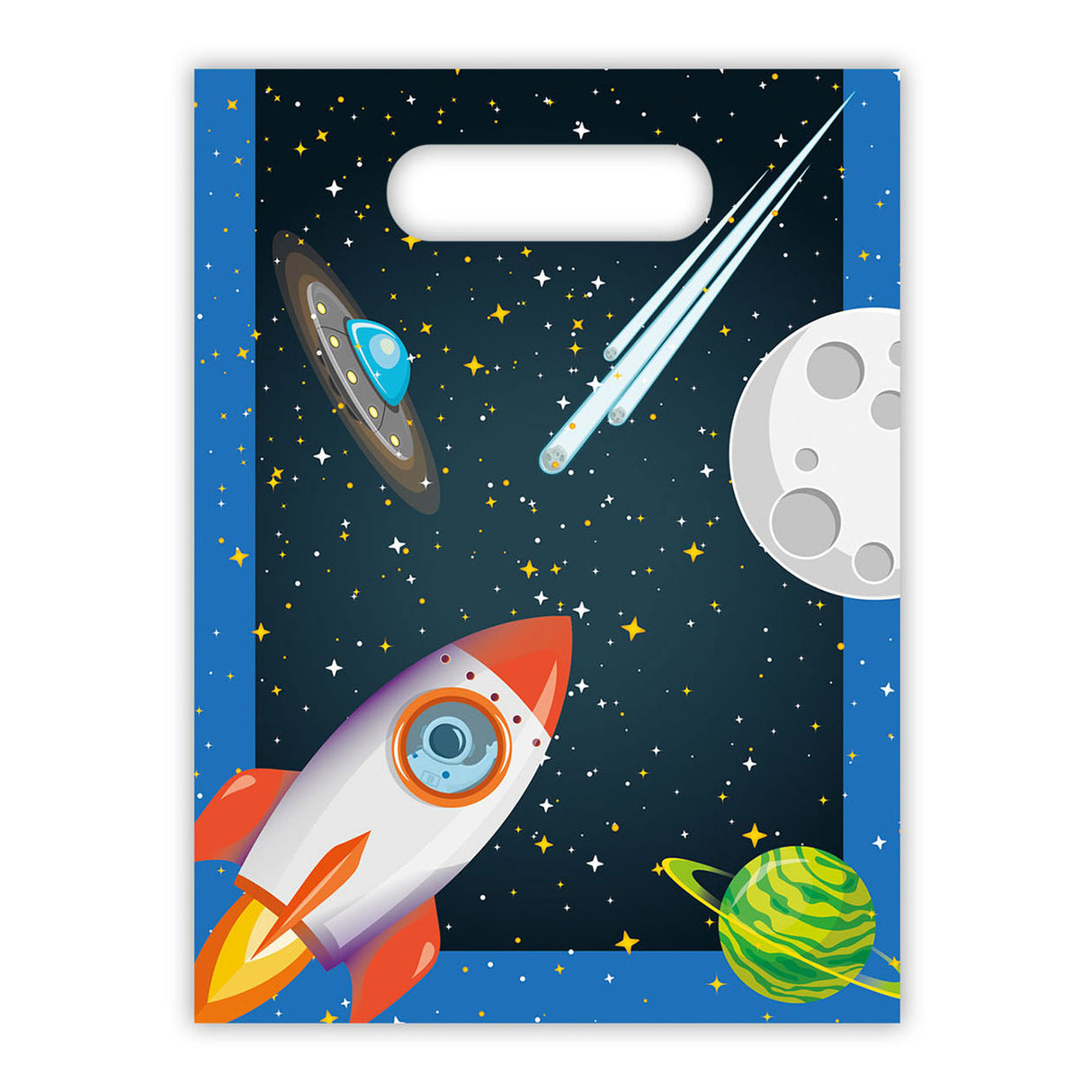 Globos Party Bags Rocket Space, 6st.