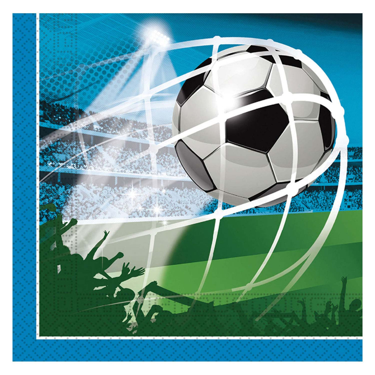 Globos Pabeier Napkins FCS FON FLACK Fans, 20st.