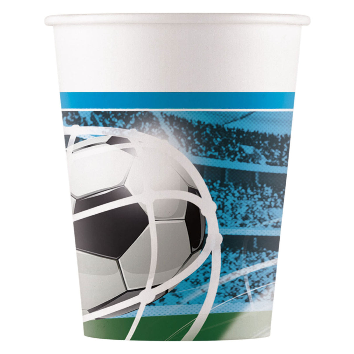 Vasos de cartón FSC Football Fans, 8 uds.