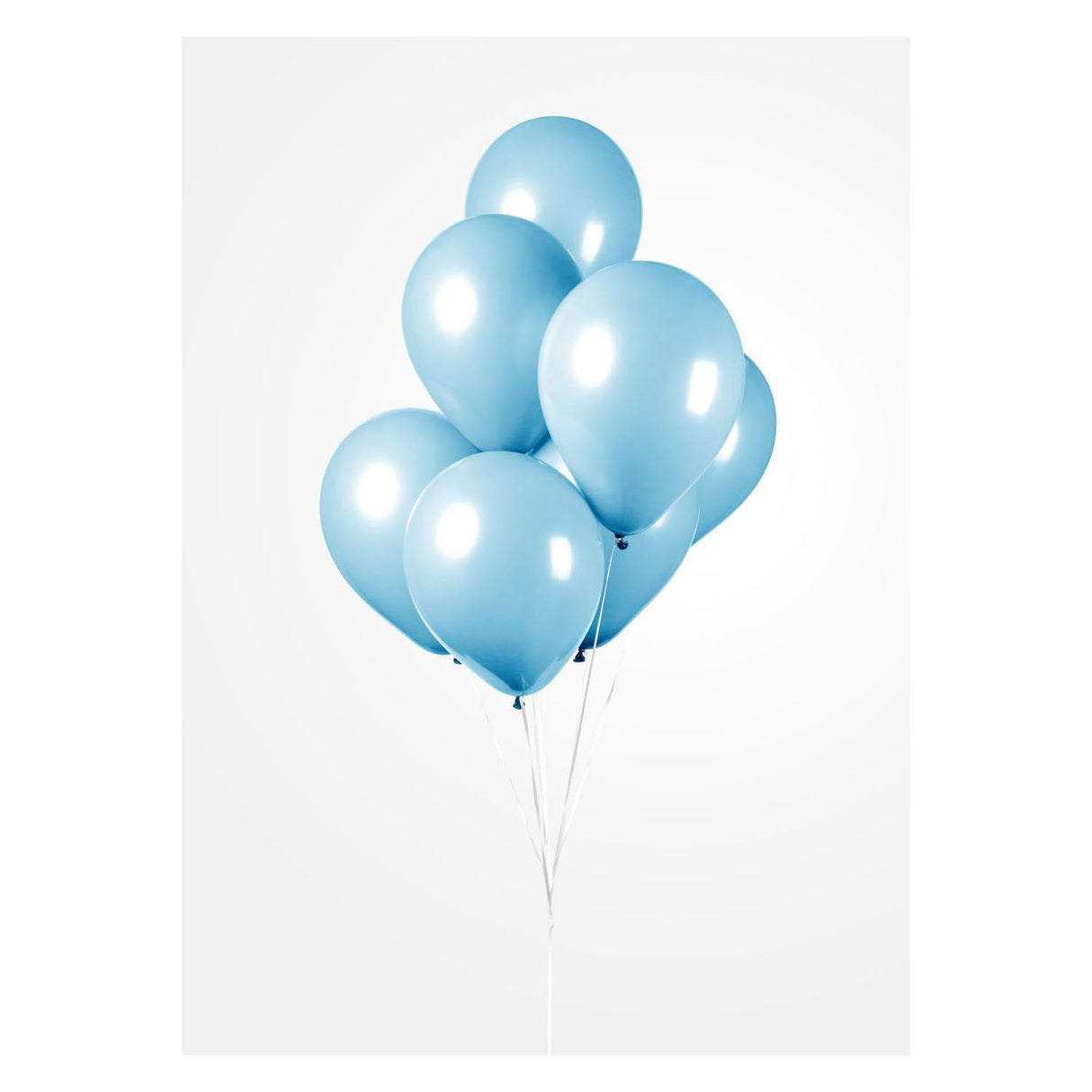 Globos Balloons světle modrá 30 cm, 10st.