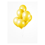 Globos Balloons Yellow 30 cm, decimo.