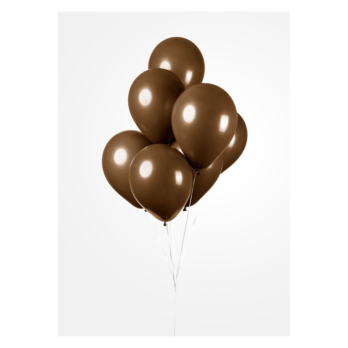 Globos Balloons Brown, 30 cm, 10st.
