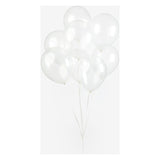 Globos Balloons Transparent 30 cm, 10st.