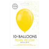 Globos léggömbök fém sárga 30 cm, 10..