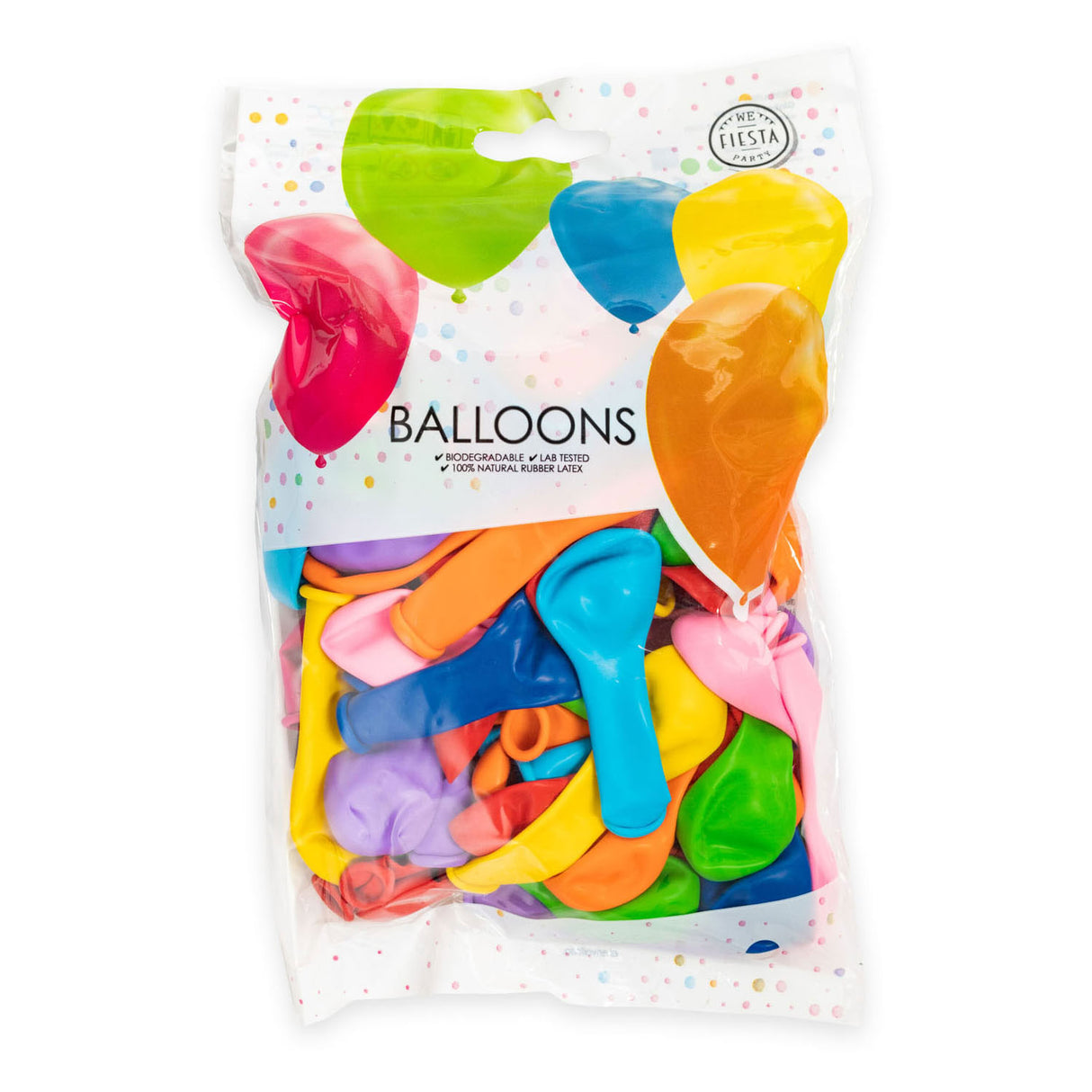 Globos balloons mixed colors 13cm, 100 pcs.