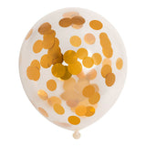 Páipéar balúin confetti Páipéar Miotalach Miotalach 30cm, 6pcs.