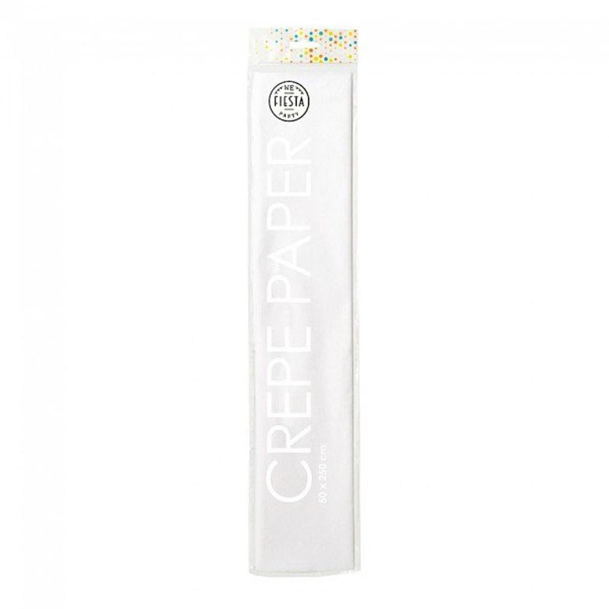 Globos Crepe paper White, 50x250cm