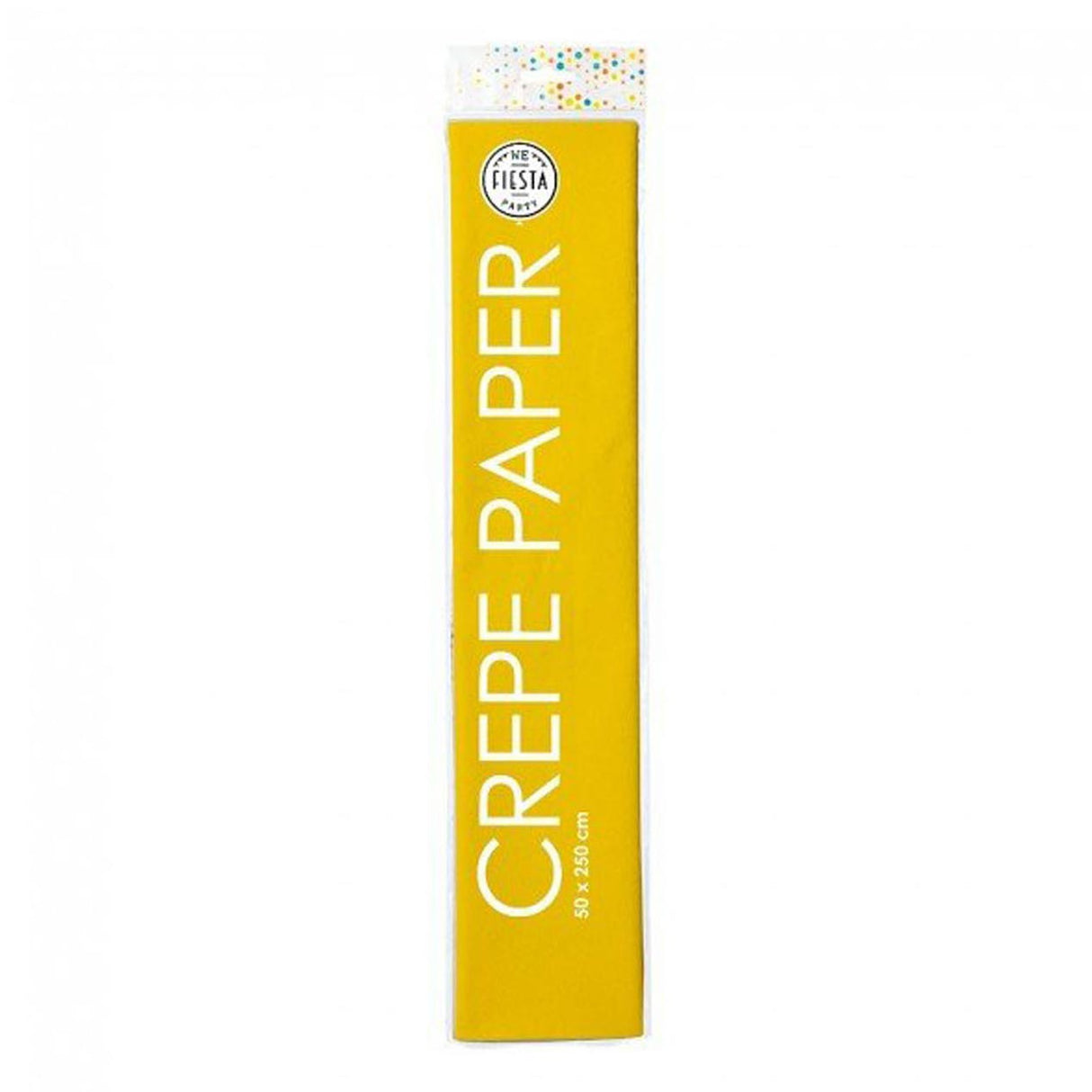 Globos Crepe paper Geel, 50x250cm