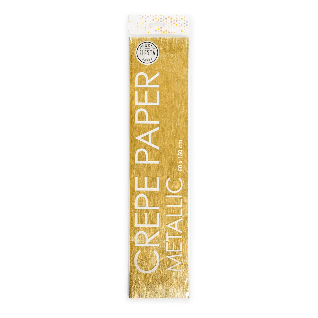 Globos Metallic Crepe Crepe Oro, 50x150 cm