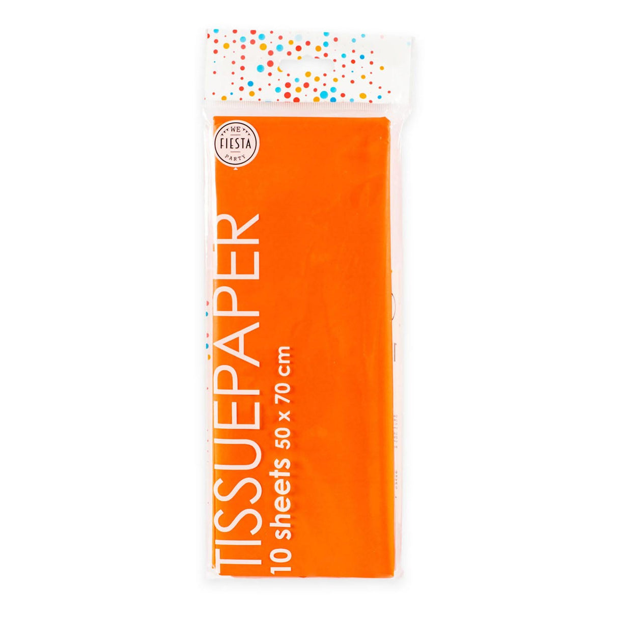 Globos tissue paper 10 sheets orange, 50x70cm