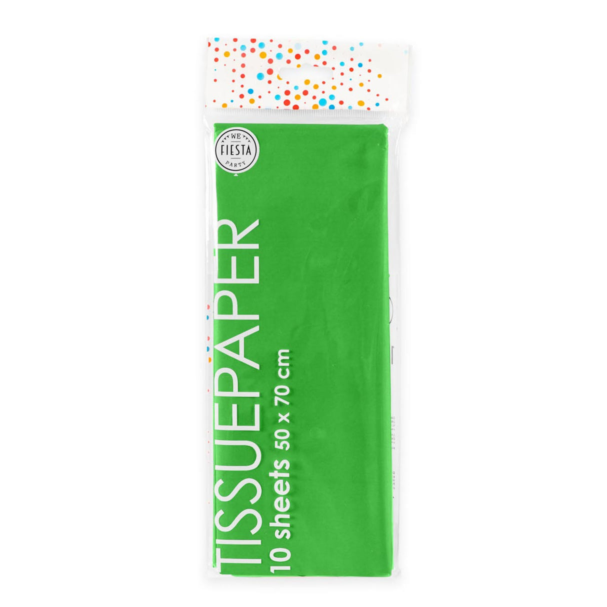 Tissue paper 10 sheets of apple green, 50x70cm