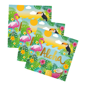 Globos paper napkins 33x33cm aloha - 20 pcs.