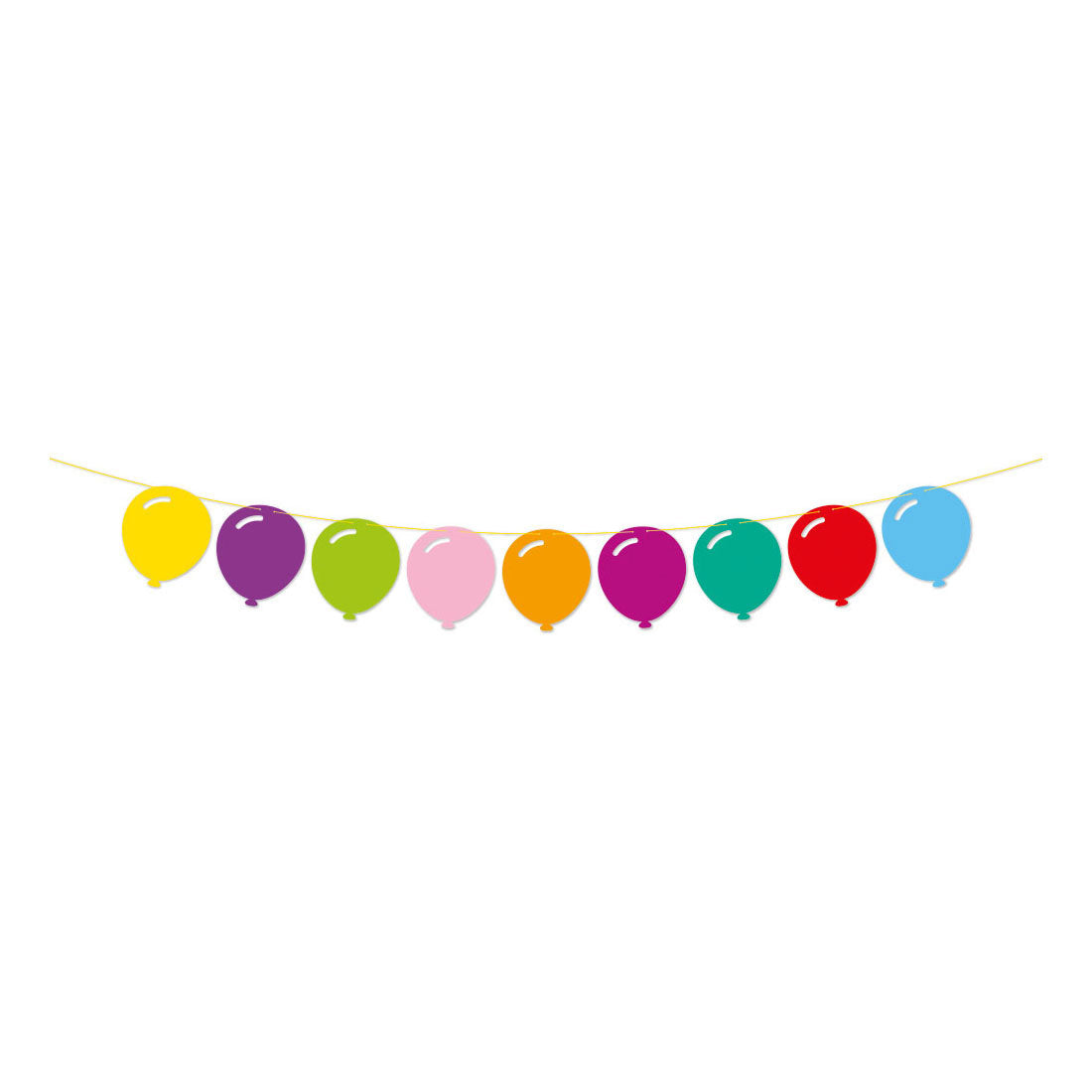 Balloons paper garland pop party - 2m